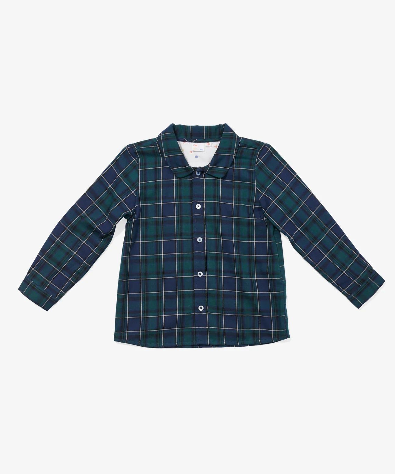 Jefferson Shirt | Green Plaid | Marigold Modern Kids