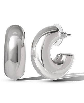 Chunky Hoop Earrings | Macy's