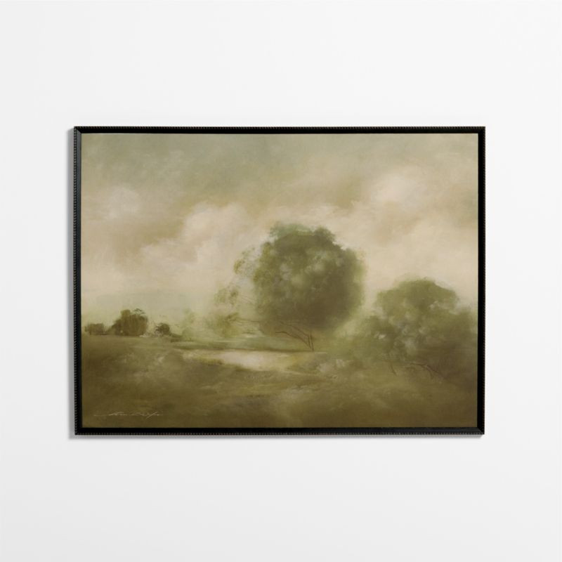 "Peace Like a River No. 3" by Hannah Winters 48"x36" Framed Wall Art Print | Crate & Barrel | Crate & Barrel