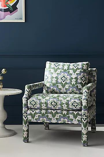 Astrea Jacquard-Woven Delaney Chair | Anthropologie (US)