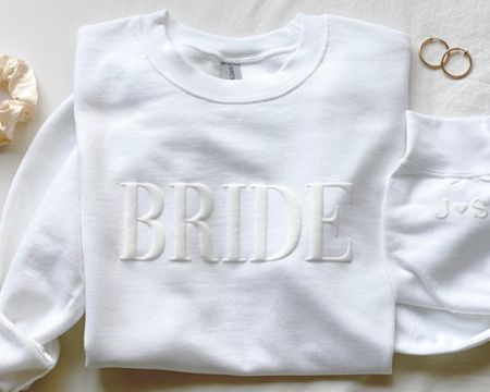 Shop favorite!

Bride sweatshirt by LoveSuna 💍

Personalized Gift For Bride | Bride Sweatshirt | Engagement Gift | Bridal Shower Gift | Future Mrs Sweatshirt | Getting Married | Wedding Gift | Bride to be | engaged 

#LTKwedding #LTKstyletip #LTKGiftGuide