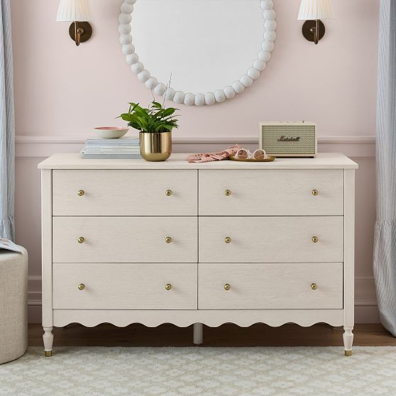 Camille 6-Drawer Dresser (54w x 19d") | Pottery Barn Teen