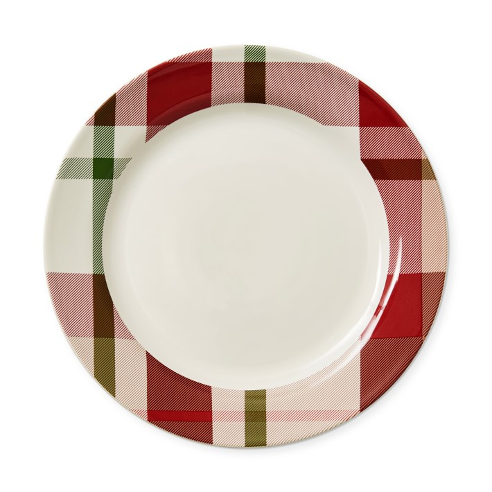 Winter Tartan Dinner Plates | Williams-Sonoma