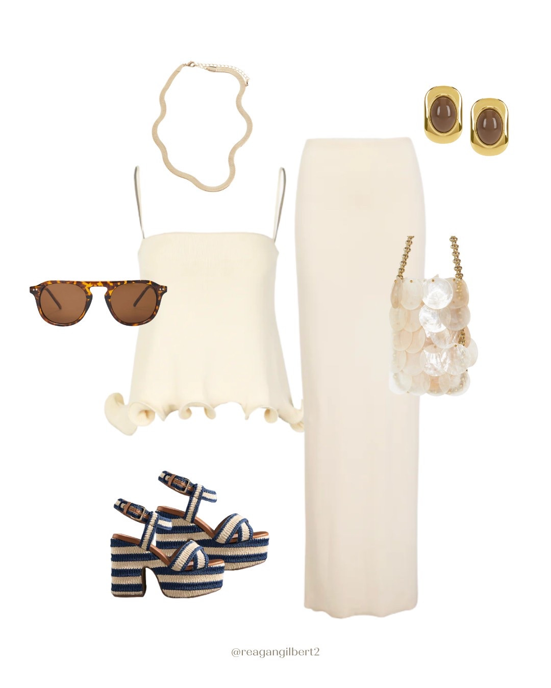 spring outfit idea! love this two piece skirt set and the shoes! 
#springoutfit #set #summeroutfit #ootd #styleguide 

#LTKStyleTip #LTKFindsUnder100 #LTKShoeCrush