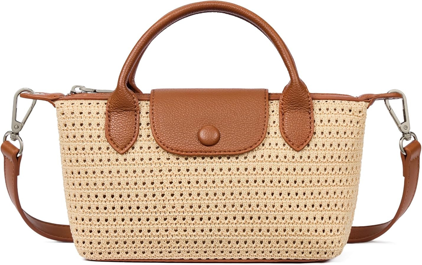 BOSTANTEN Mini Tote Small Crossbody Bags for Women with Adjustable Strap Top Handle Purse for Eve... | Amazon (US)