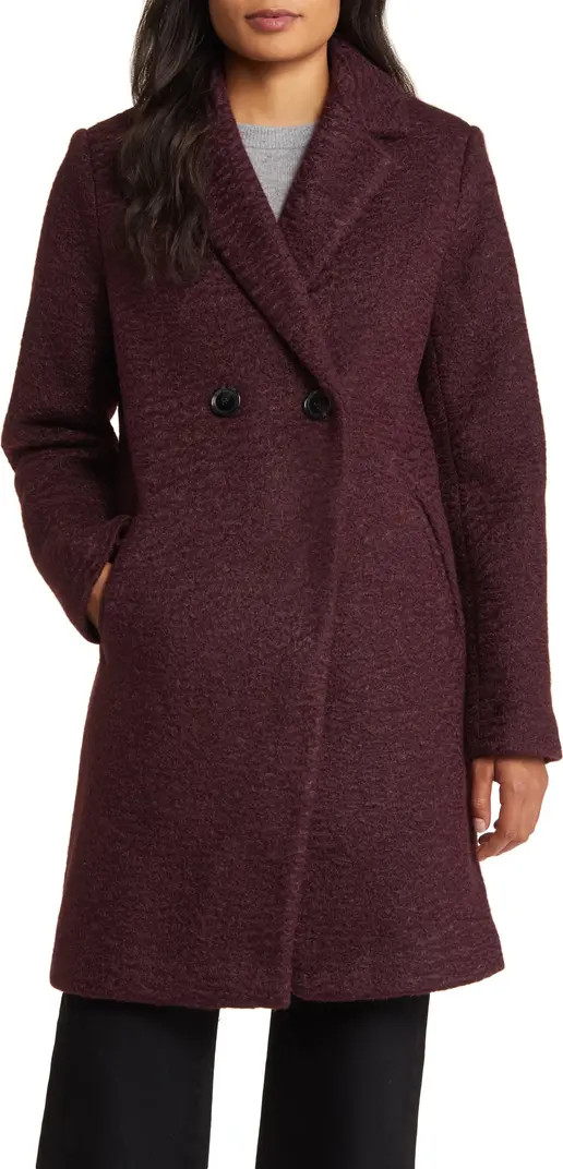 Bouclé Tweed Double Breasted Coat | Nordstrom