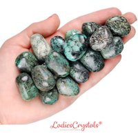 Chrysocolla Tumbled Stone, Communication & Tranquility Crystal, Goddess Energy, Throat Chakra Healing, Gemstone Gift, Natural | Etsy (US)