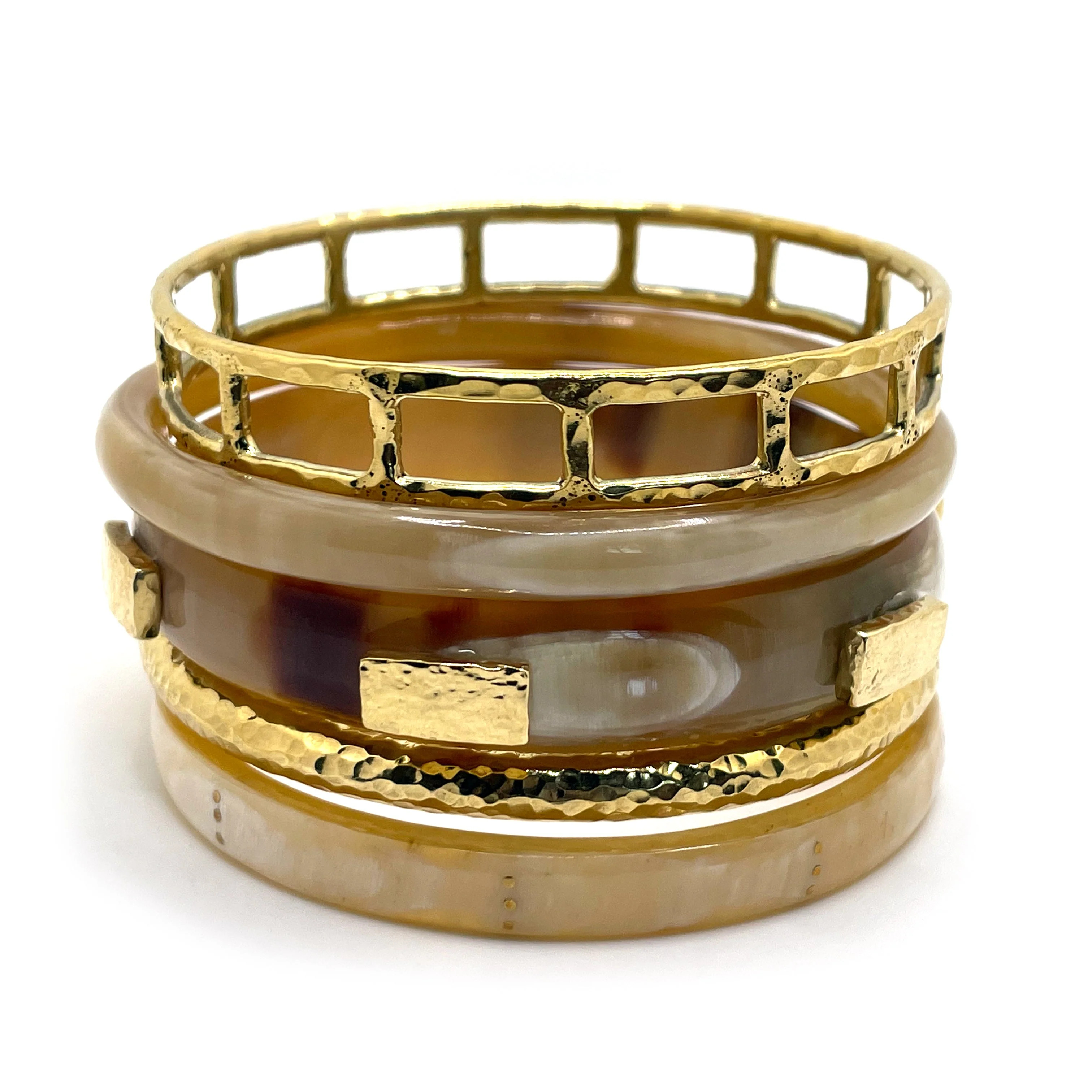 Dayo Set of 5 Stacking Bracelets by Akola | Support HerStory