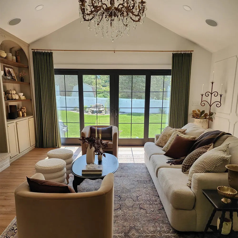 Birkin Velvet Curtain Pleated | TWOPAGES