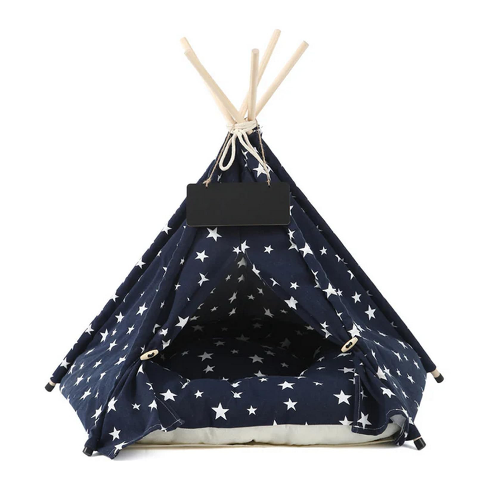 Cozy Indoor Pet Cat Teepee Bed—Combines cat Tent, Dog Tent, and Dog House functionality into on... | Amazon (US)