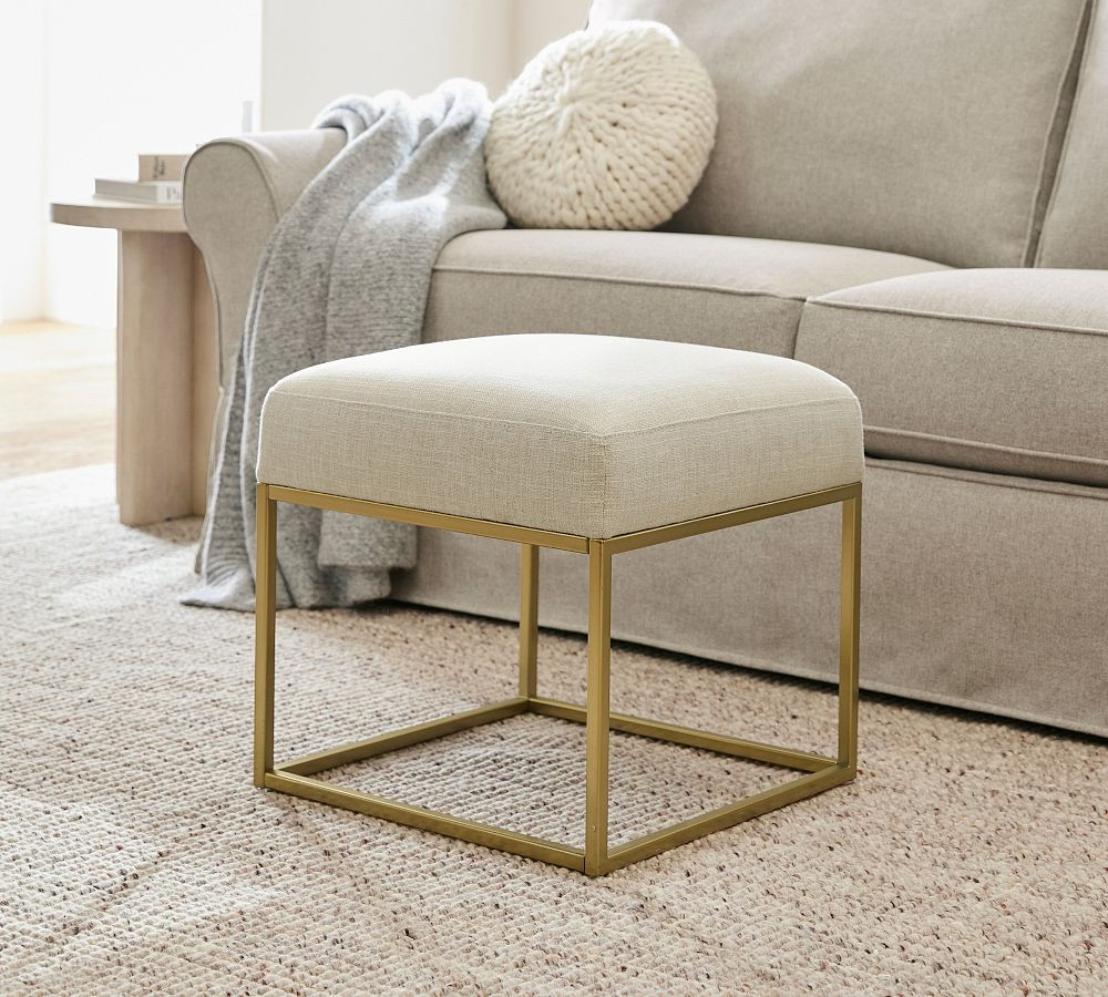Millie Square Accent Stool | Pottery Barn (US)
