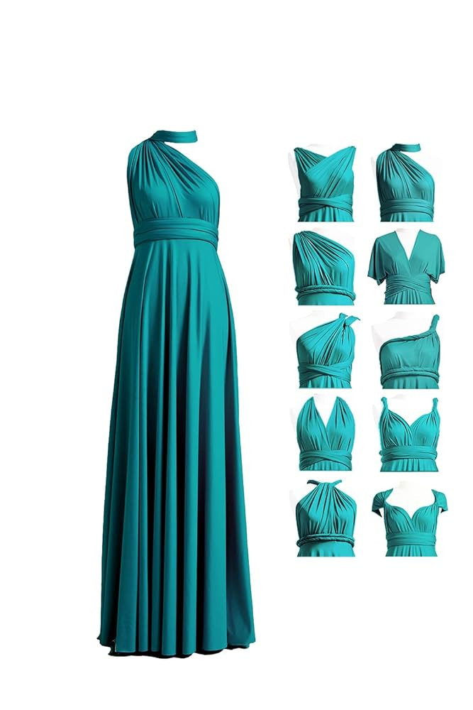 72styles Infinity Dress with Bandeau, Convertible Bridesmaid Dress, Long, Plus Size, Multi-Way Dr... | Amazon (US)