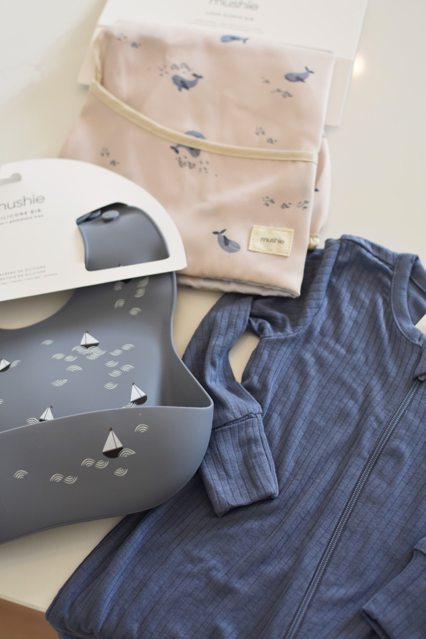 We sprinkled a sweet friend this weekend who’s expecting her third baby, but first boy!🩵 I always like to gift things that I would love to receive. I saw some long sleeve bibs on her registry, so I grabbed one of those and a coordinating silicone bib to go with it. You can never have too many soft jammies for a newborn, either! Adding a pack of diapers in her preferred brand and it’s the perfect gift!

#LTKBaby #LTKSeasonal #LTKFamily