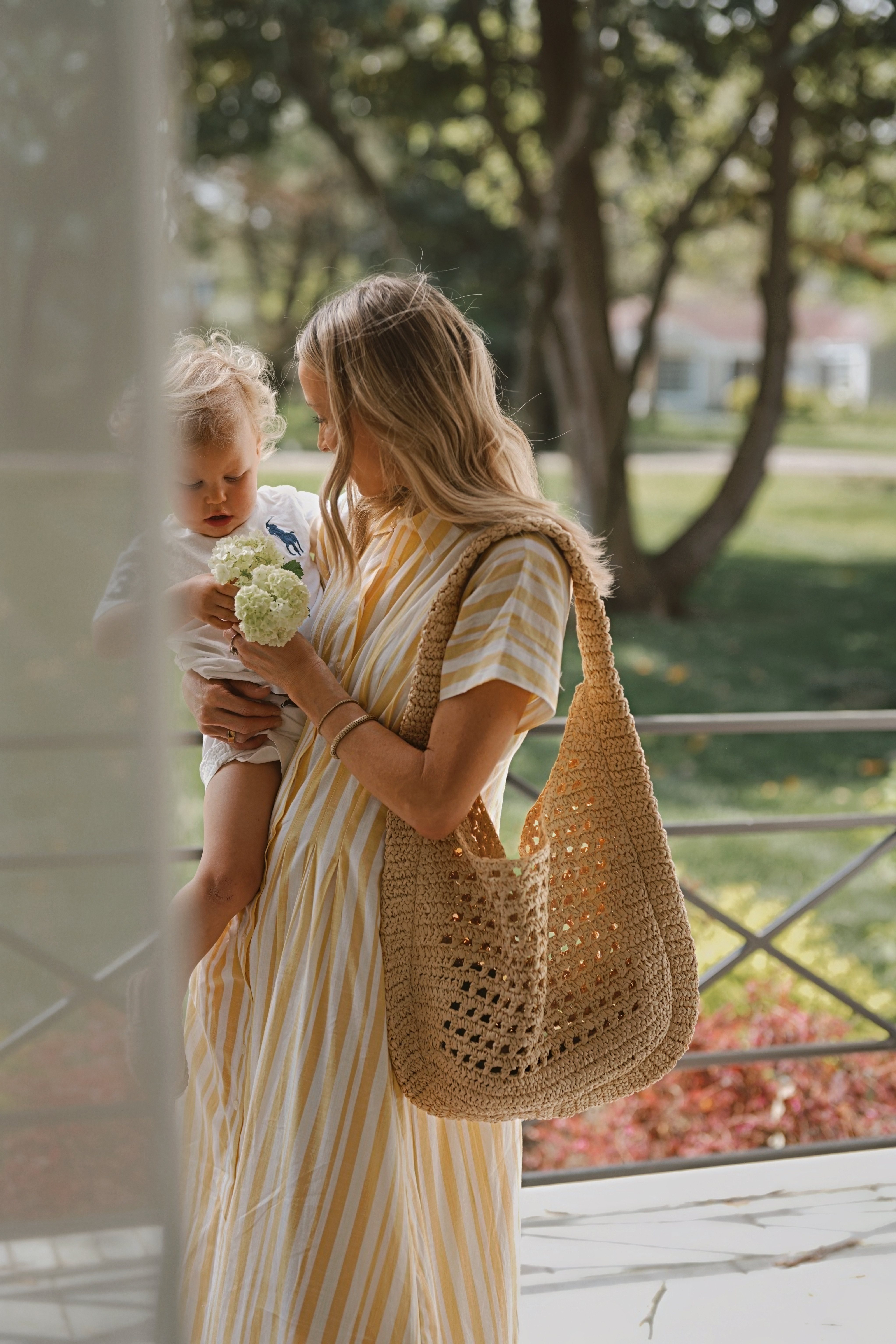 Matching the blooms 🌼🤍 

 #LTKSeasonal #LTKStyleTip #LTKKids