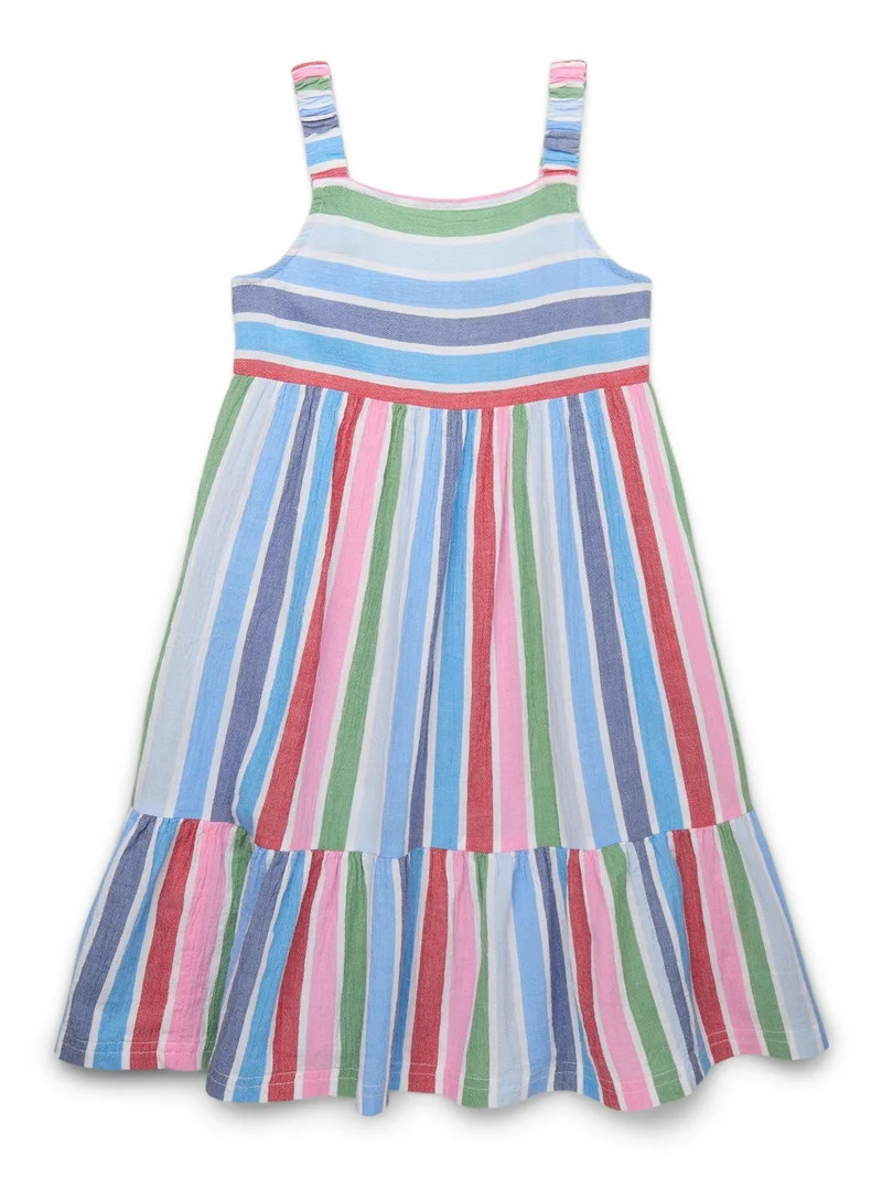 Wonder Nation Girls' Sundress with Cutout Back, Sizes 4-18 & Plus | Walmart (US)