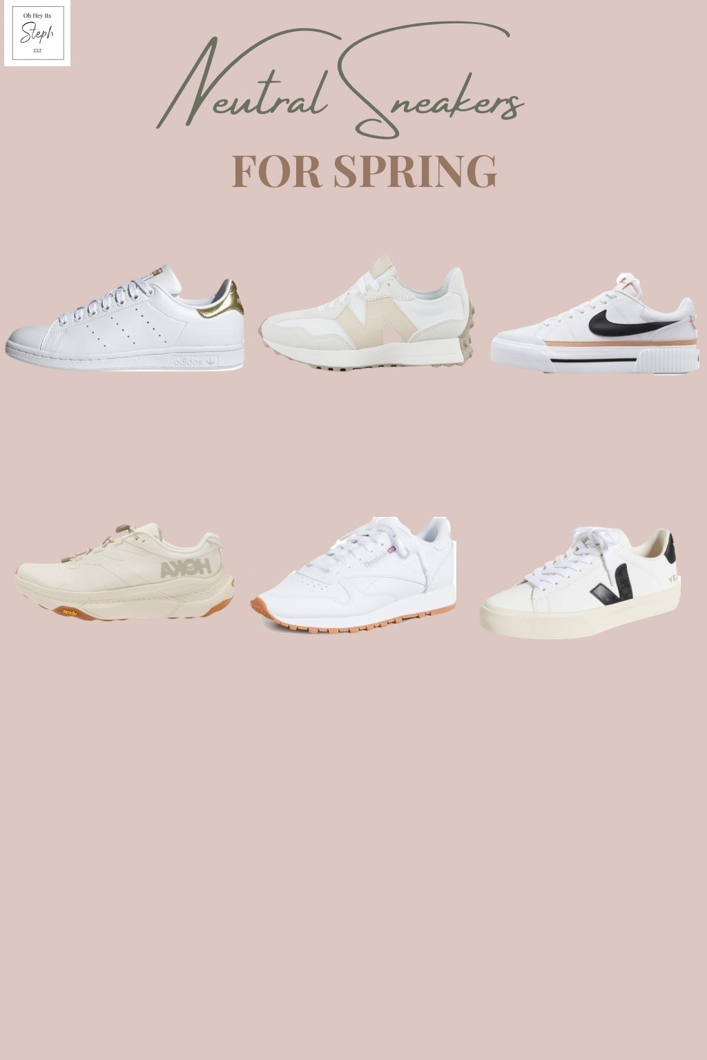 Neutral sneakers for spring 

#LTKActive #LTKspring #LTKSeasonal