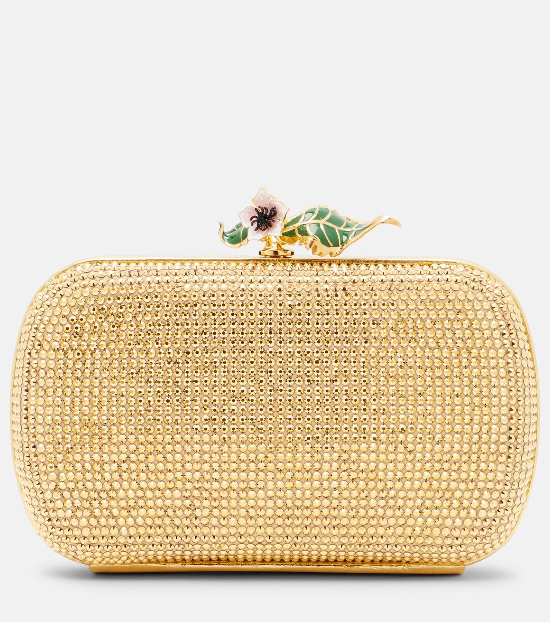Knot embellished leather clutch | Mytheresa (UK)