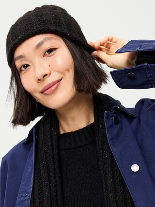 Chunky Cable Knit Beanie | Old Navy (US)