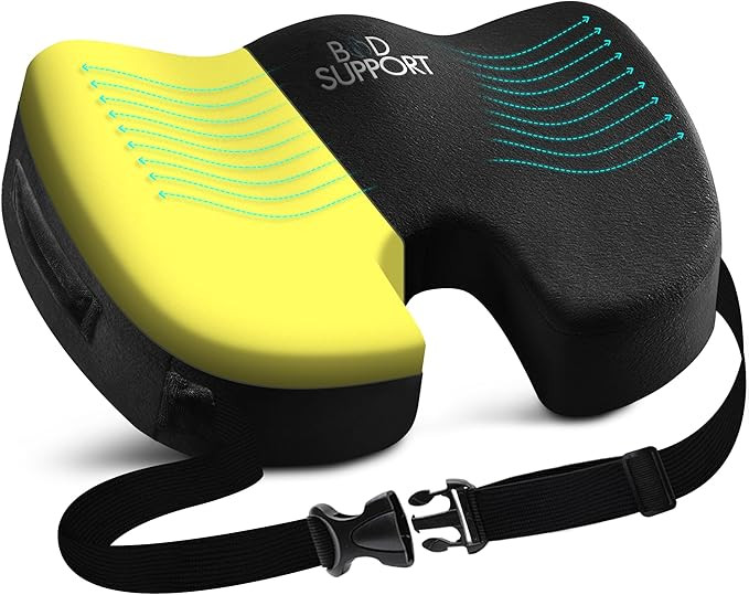 Seat Cushions for Office Chairs, Desk Chairs, and Car Seats - Enhances Posture and Support - Non-... | Amazon (US)