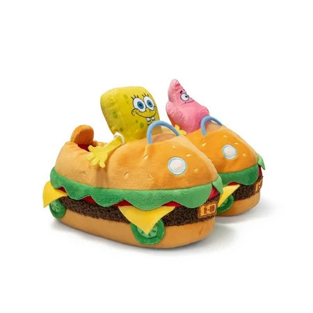 SpongeBob & Patrick Krabby Patty Little & Big Kid 3D Slipper | Walmart (US)