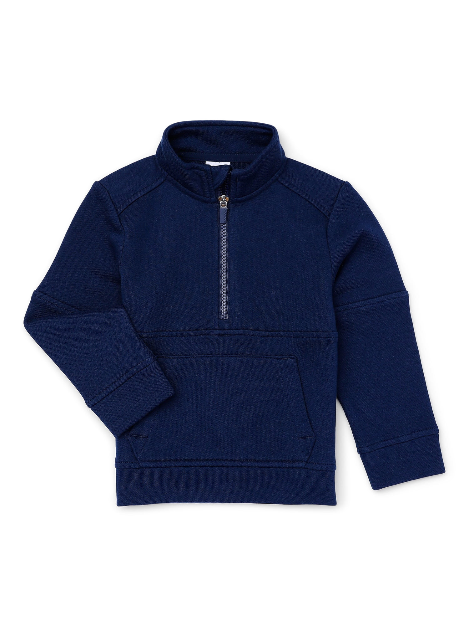 Wonder Nation Toddler Boy Quarter Zip Pullover, Sizes 12M-5T | Walmart (US)