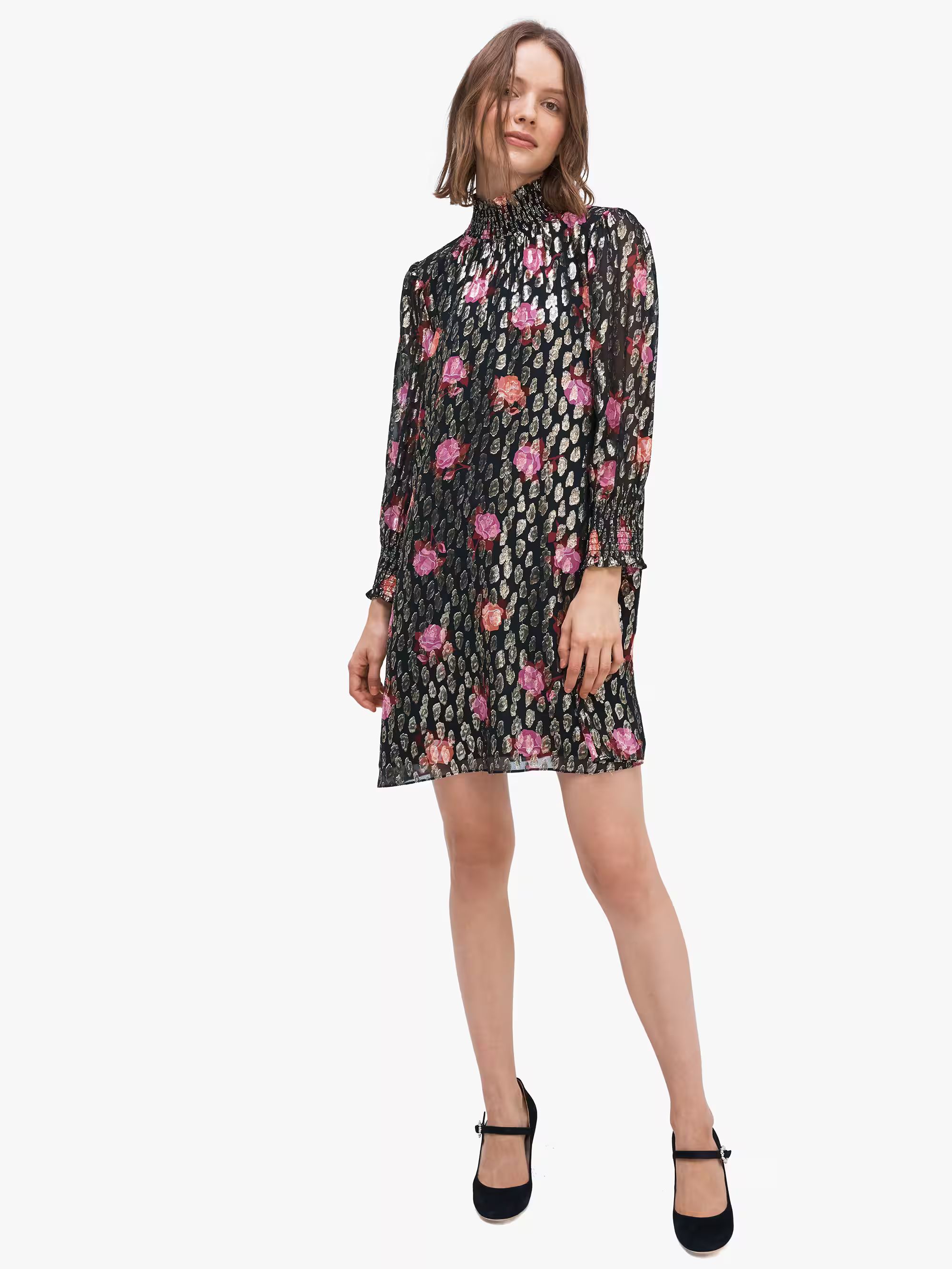 rose garden smocked shift dress | Kate Spade (US)