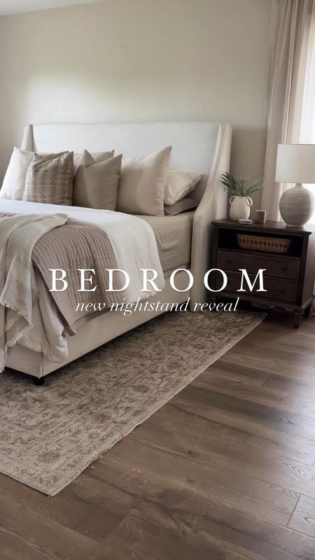 Obsessed with our new nightstands! 

Bed, upholstered bed, bedroom, bedding, neutral bedding, area rug, neutral rug, nightstand, chandelier, table decor, throw pillow, home decor, Amazon home, Amazon finds, Walmart furniture 

#LTKSaleAlert #LTKHome
