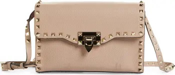 Medium Rockstud Leather Shoulder Bag | Nordstrom