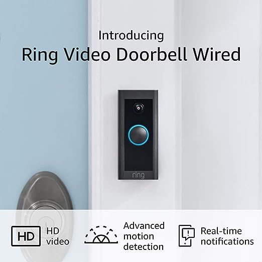 Introducing Ring Video Doorbell Wired – Convenient, essential features in a compact design, pai... | Amazon (US)