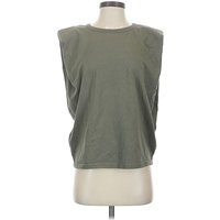 The Frankie Shop Sleeveless T-Shirt: Green Tops - Size X-Small | ThredUp (US)