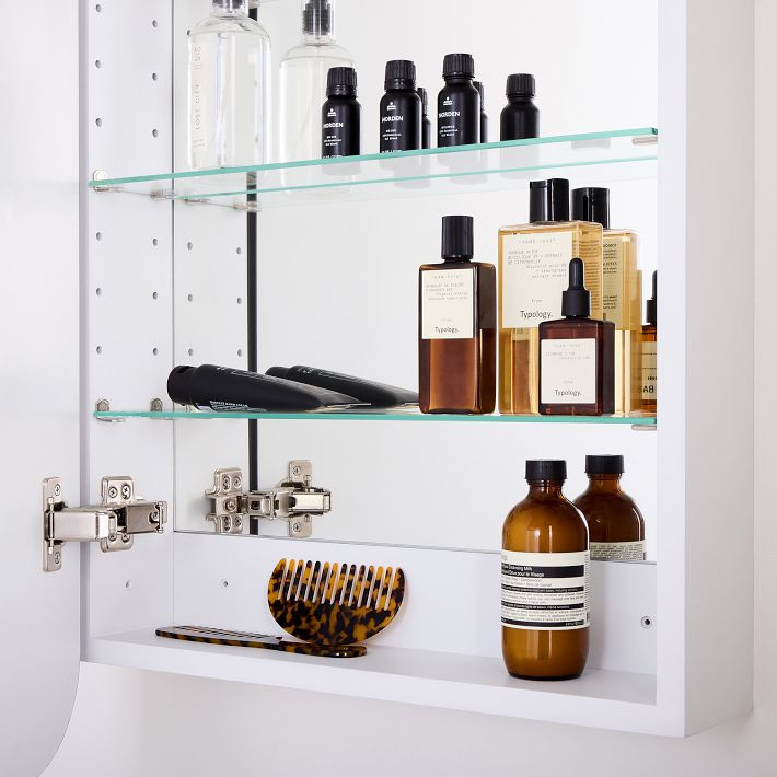 Arched Metal Framed Medicine Cabinet | West Elm (US)