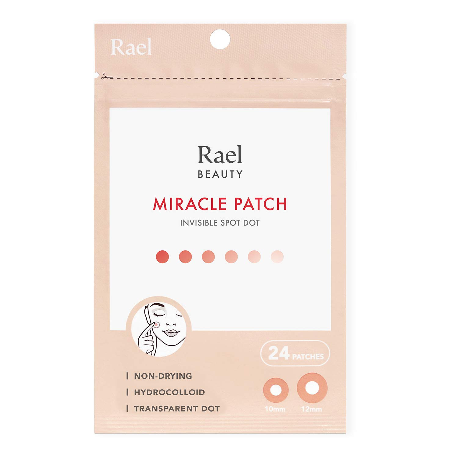 Rael Acne Pimple Healing Patch - Absorbing Cover, Invisible, Blemish Spot, Hydrocolloid, Skin Tre... | Amazon (US)
