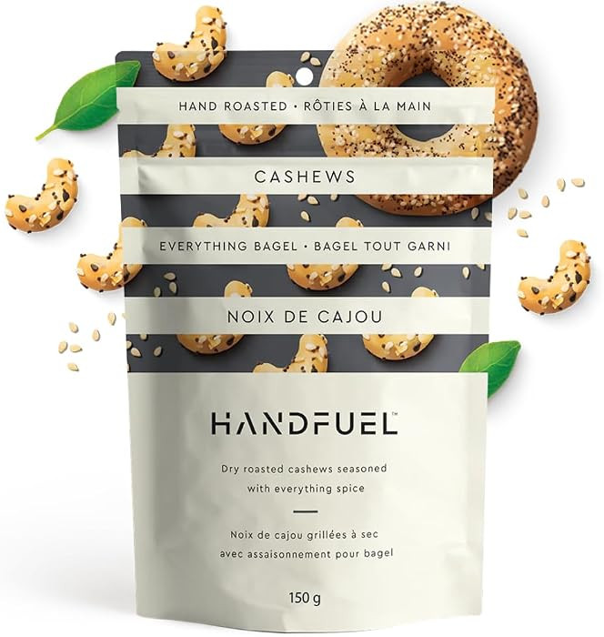 Handfuel Everything Bagel Cashews - Deliciously Savory Snack | Amazon (CA)