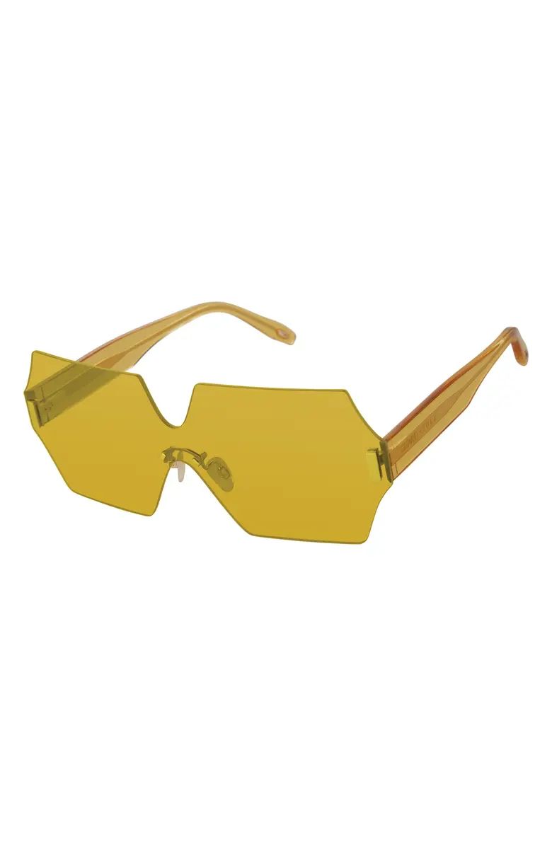 x Victor Glemaud 150mm Rimless Shield Sunglasses | Nordstrom