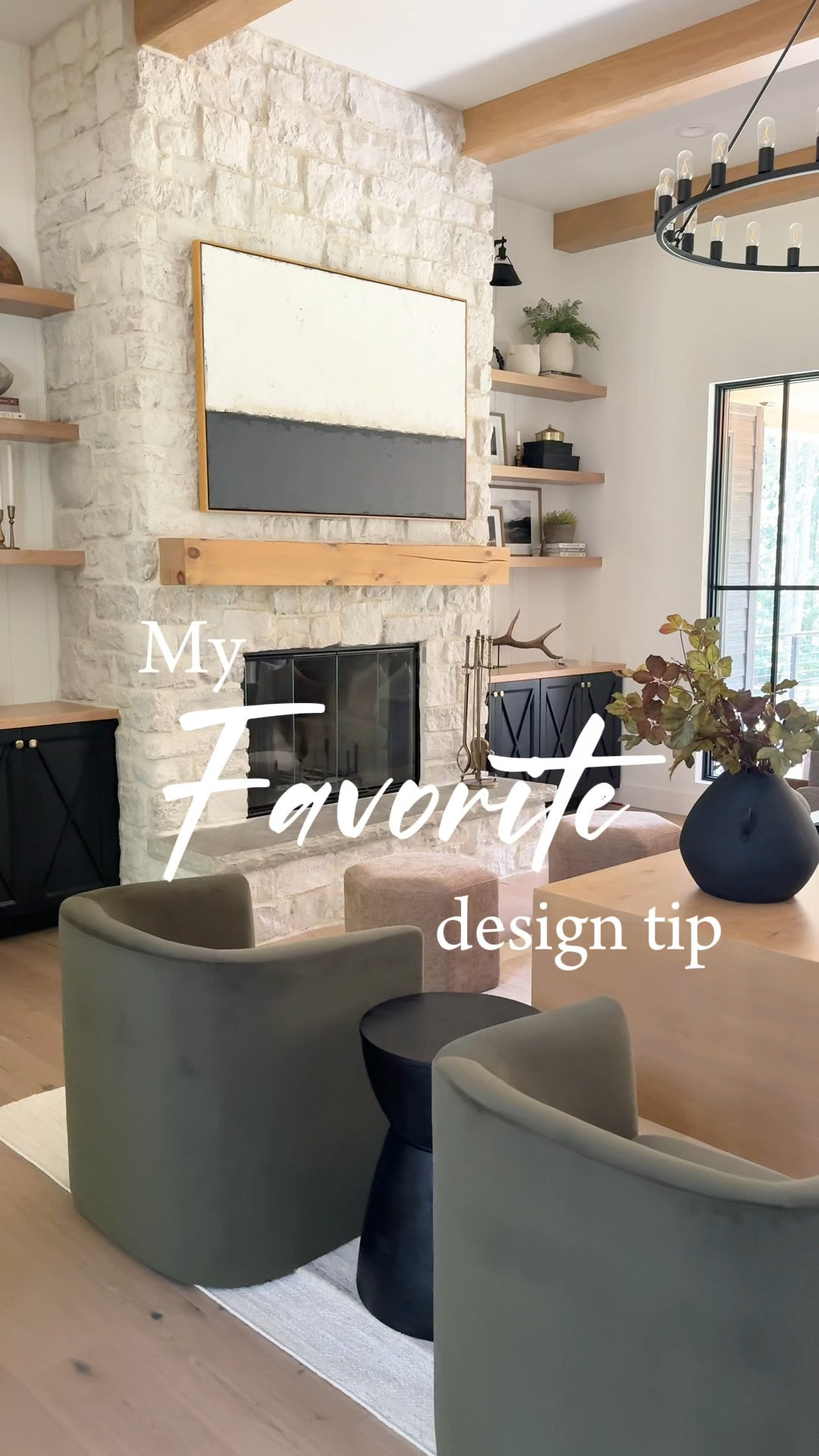 My favorite design tip is to layer rugs. 

Why layer rugs? 
▪️Visual interest: Layering rugs can add texture, color, and depth to a room. It’s a great way to bring personality to a space!
▪️Seasonal changes: Layering rugs can be a good way to change up a room seasonally.
▪️Cost: Layering rugs can be cheaper than buying a single large rug.


#modernfarmhouse #moderntransitionaldesign #interiordesign #customhome #homedecor #designconsultant #layeredruglook #revivalrugs #loloirugs #livingroomdesign #livingroomdecor #designtip 


#LTKHome #LTKSeasonal #LTKFallSale