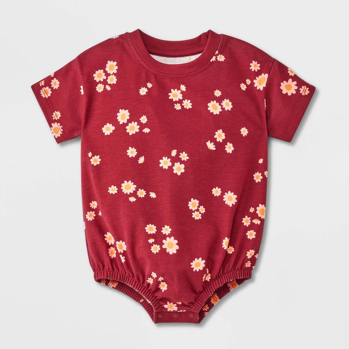 Baby Floral Jumpsuit - Cat & Jack™ Red | Target