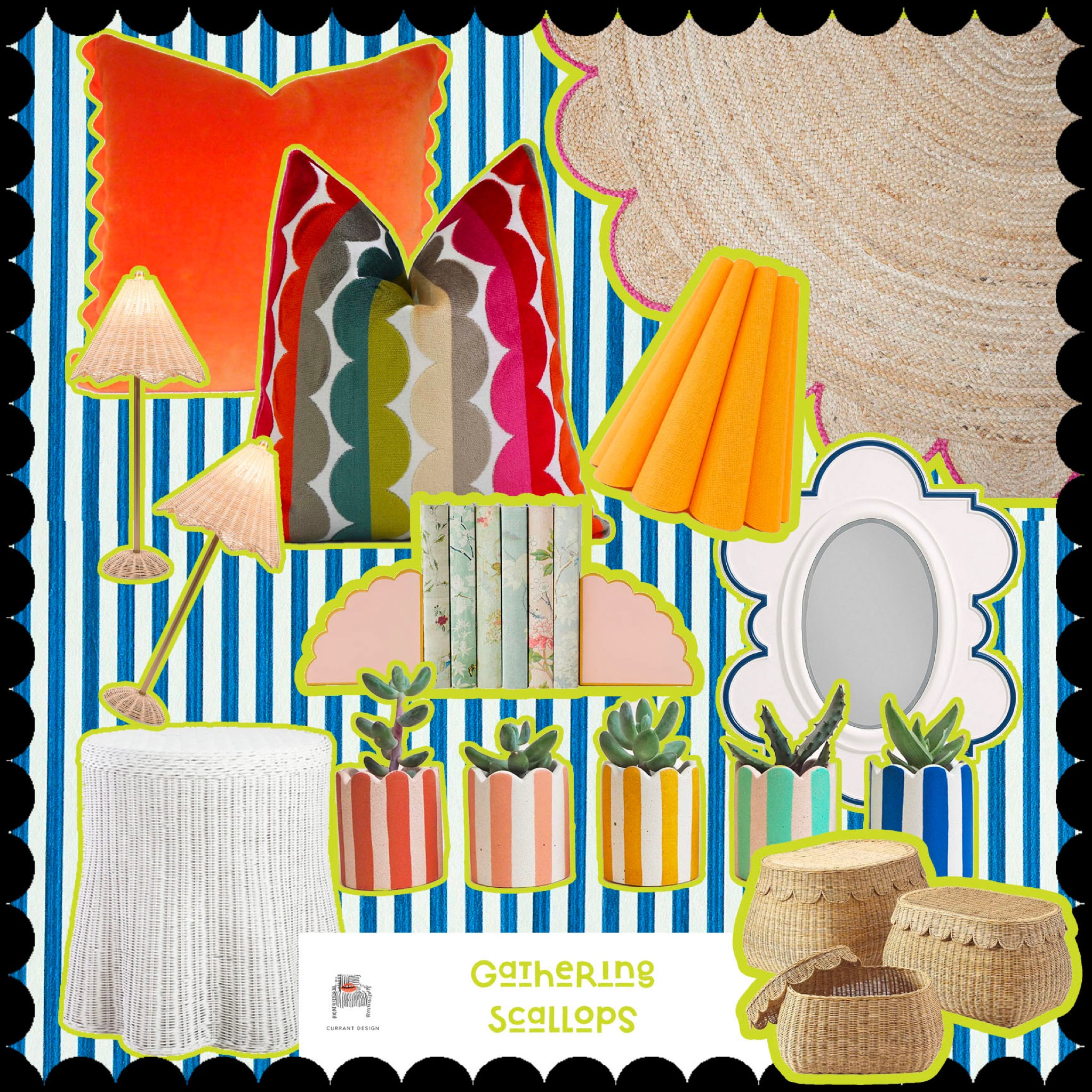 You’ve seen them all over, so let us do the work for you! Today, we’re scouring the ‘net to bring you a wildly colorful and playful collection of all things scalloped! 

#LTKhome #LTKFind