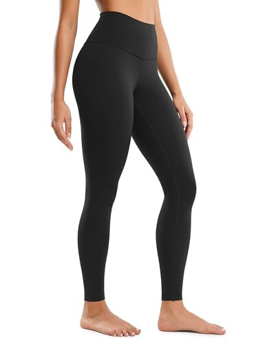 CRZ YOGA Butterluxe Yoga Leggings 28'' - High Waisted Womens Workout Lounge Pants Buttery Soft Black Large | Amazon (US)
