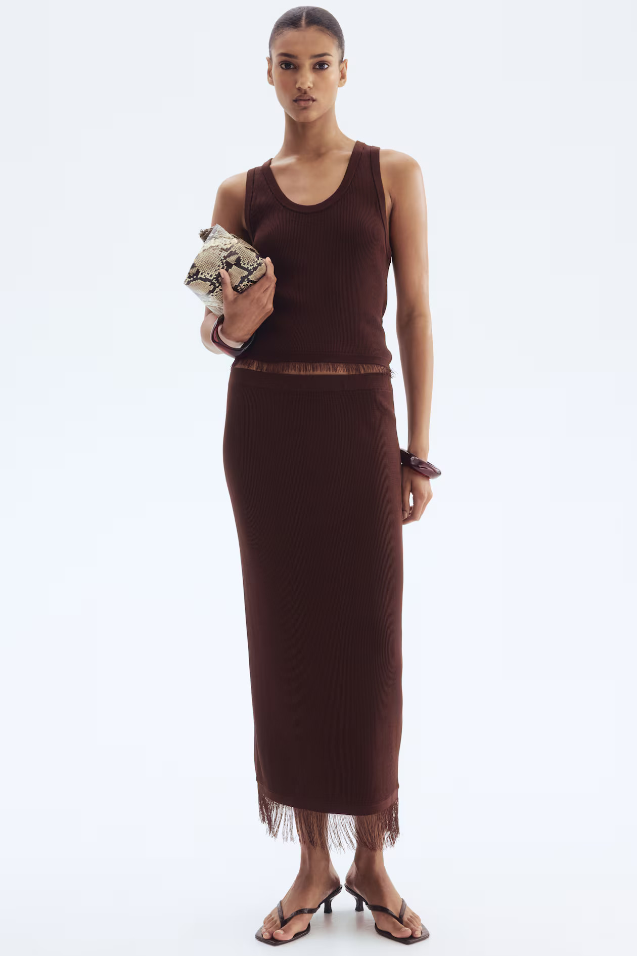 Falda con flecos | H&M (FR, IT, ES, PT, BE)