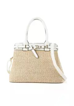 Straw Satchel | Belk