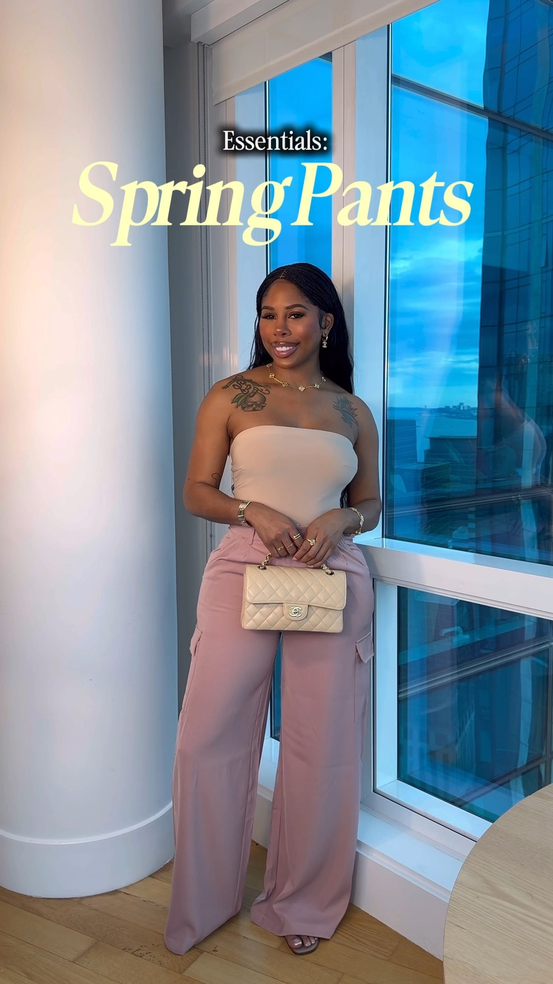 I am in love with these wide leg, light weight spring pants. They come in over 10 colors and only $40 besties! I’m wearing a size 8 bottom & size small top 

#LTKgrwm #LTKdayinmylife #LTKootd