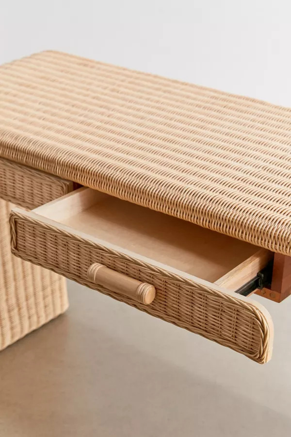 Marisol Rattan Desk | Urban Outfitters (US and RoW)
