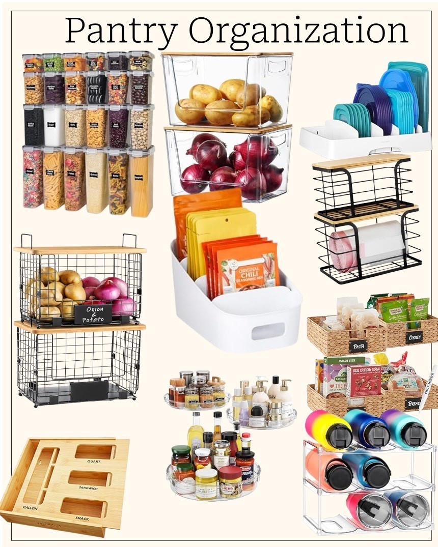  Pantry Organization Favorites (Easy, Affordable, Aesthetic)

Swipe to shop my pantry reset must-haves! These pieces keep snacks visible, produce fresh, and backstock tidy—so weeknights feel easier.
• Airtight cereal & pasta set + label pack
• Clear stackable produce bins (onion & potato)
• Silicone food-storage bags + organizer tray
• Two-tier paper towel & wrap rack
• Wire baskets w/ bamboo tops (veggies)
• Packet caddy for ranch, gravy, taco, etc.
• Lazy Susan turntables (condiments + oils)
• Bamboo Ziplock bag organizer (quart/sandwich/gallon/snack)
• Water bottle rack (fits Stanley/Hydroflask)
• Woven snack bins with chalk labels

Pro tip: decant only what you rebuy monthly, keep one “open now” bin for snacks, and label categories, not brands.
Tap to shop + save for your next reset!

pantry organization, kitchen storage, small pantry, family pantry, clear bins, lazy susan, bamboo organizer, mom hacks, home finds, amazon finds

Hashtags:
#LTKHome #LTKKitchen #LTKUnder50 #LTKSaleAlert #PantryOrganization #KitchenOrganization #ClearBins #AirtightContainers #LazySusan #BambooOrganizer #SnackStation #MomLife #HomeReset #AmazonHome #AmazonFinds

#LTKFindsUnder100 #LTKFindsUnder50 #LTKHome