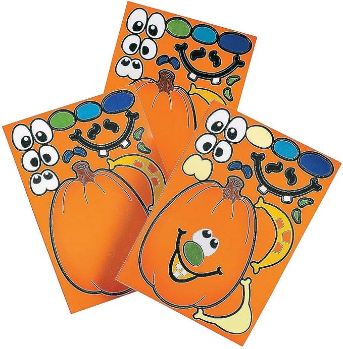 Make A Pumpkin Stickers (1 DOZEN) - BULK | Amazon (US)