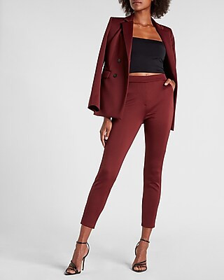 High Waisted Nylon Pull-On Legging | Express