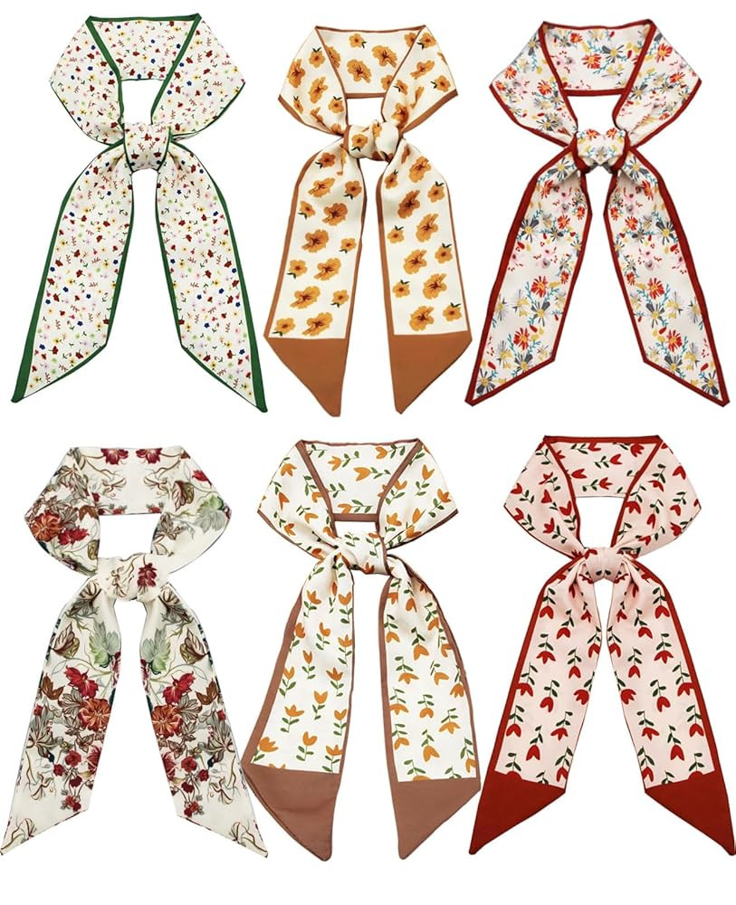 Purse Scarf Handbags For Women Skinny Hair Neck Accessories Scarves With Bag Scarfs Handle Fashio... | Amazon (US)