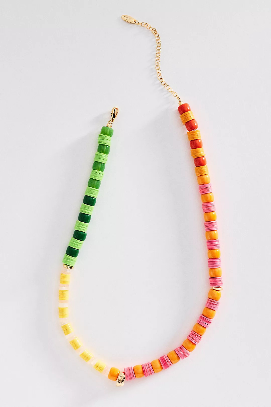 Colorblock Beaded Necklace | Anthropologie (US)