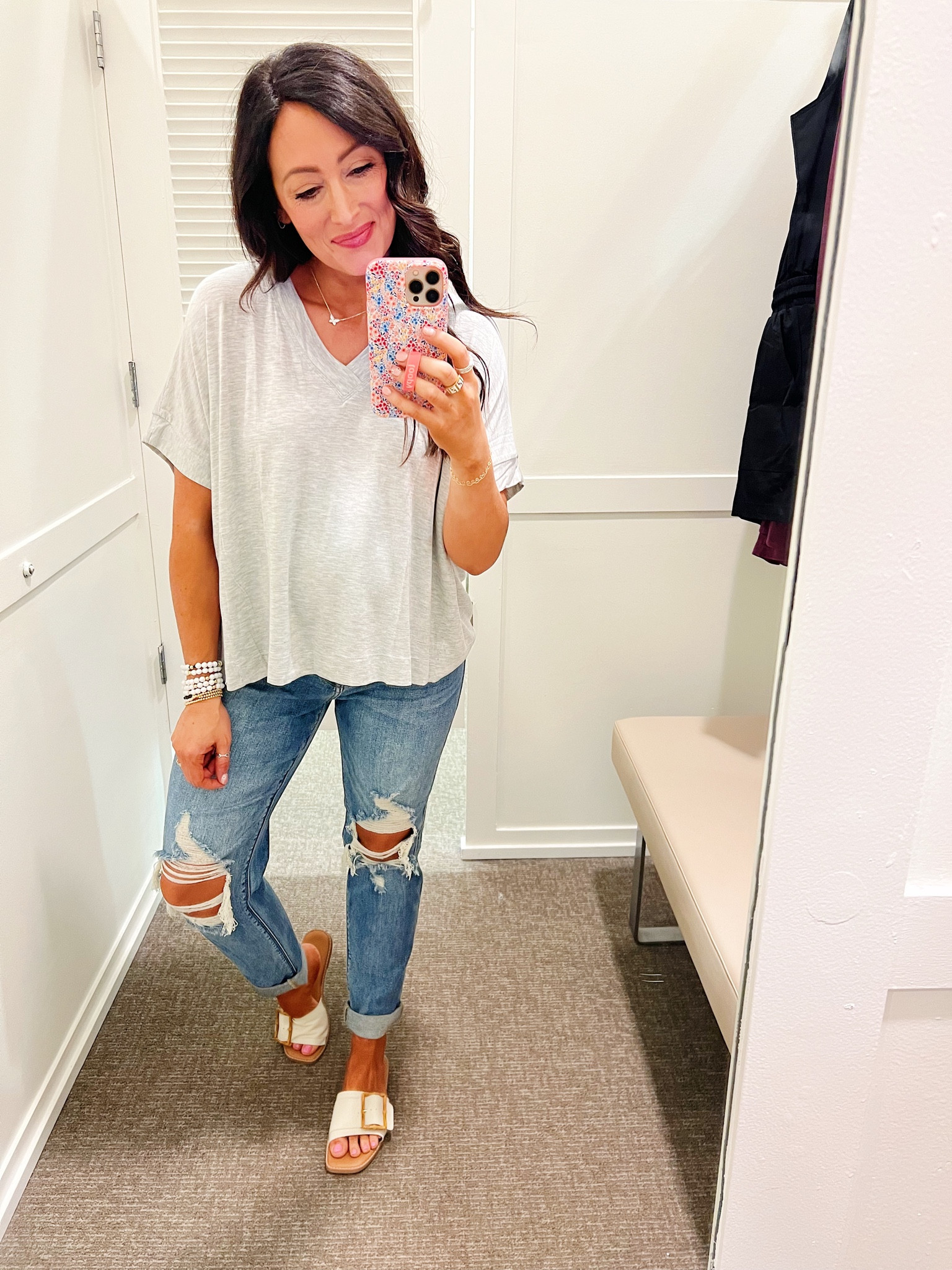 • medium tee/loose fit - more true to size 
• sandals tts 

#LTKstyletip #LTKFind #LTKunder50