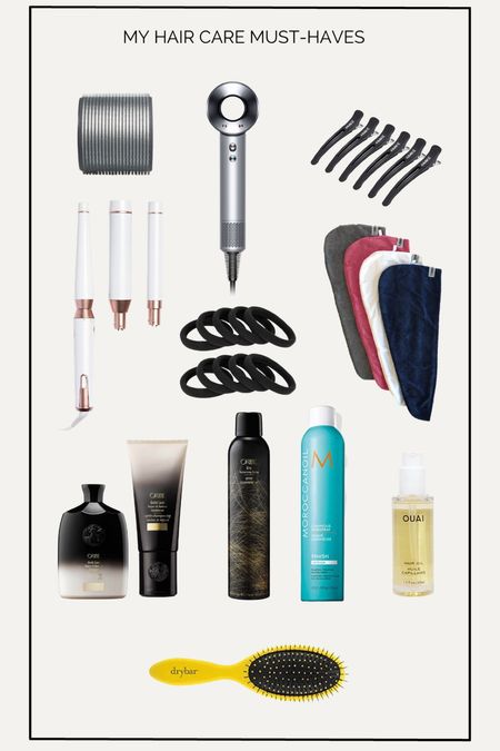 Hair care products and styling tools 

#LTKbeauty