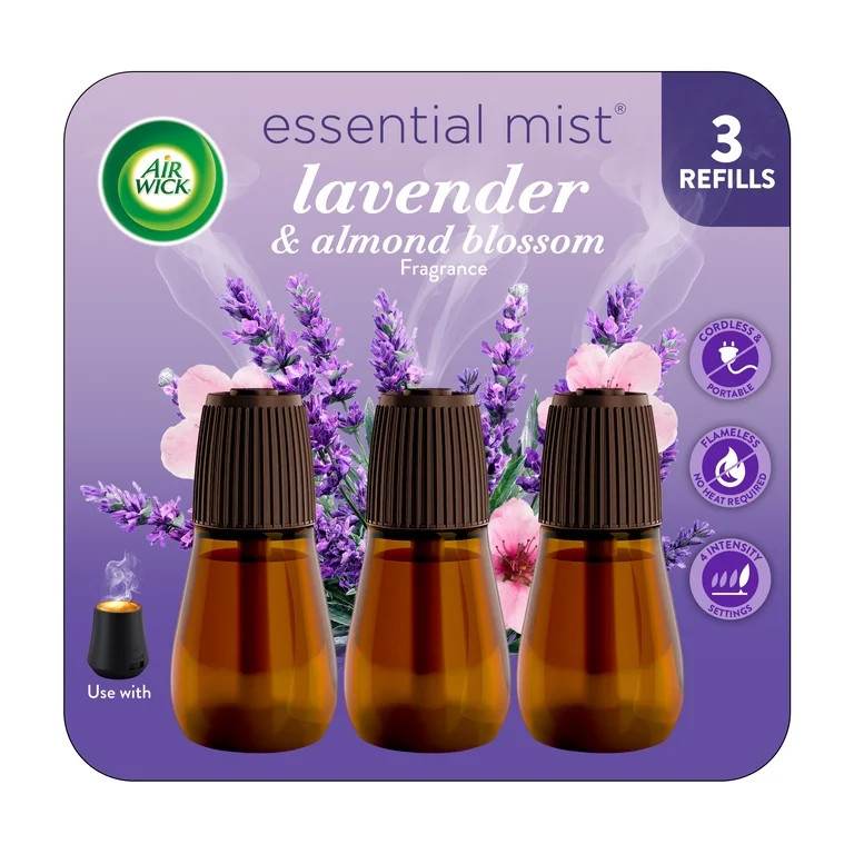 Air Wick Essential Mist Repuesto, 3 Unidades, Lavanda y Flor de Almendro, Difusor de Aceites Esen... | Walmart (US)